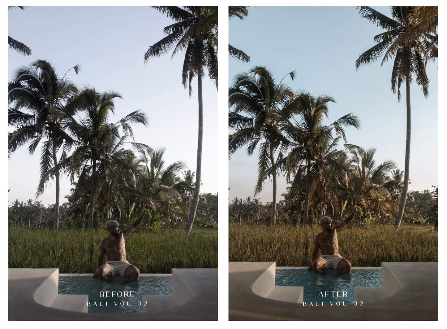 Premium Lightroom Presets - BALI VOLUMES