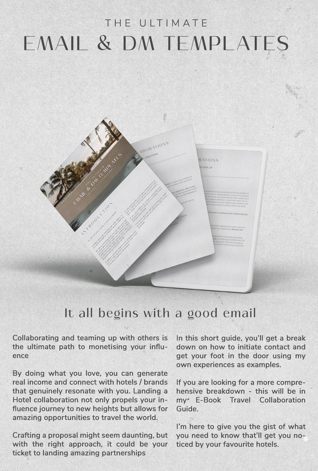 Email & DM Templates for Hotel Collaborations